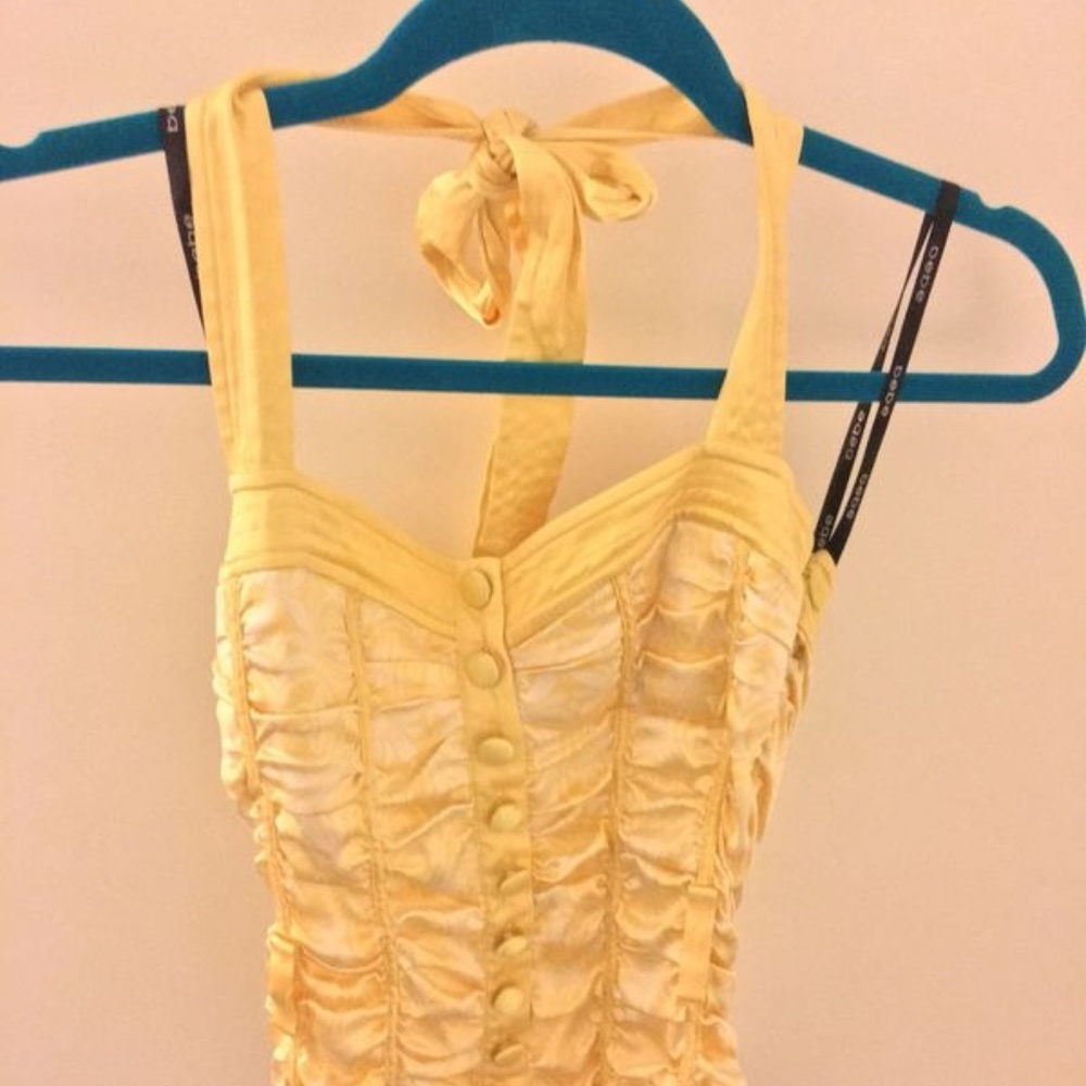 Bebe corset halter top xs